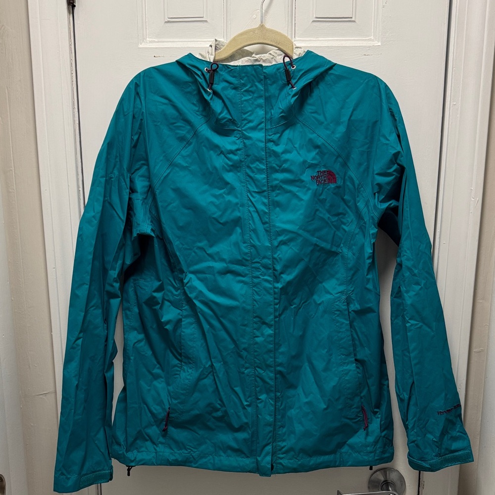 The North Face Women's Turquoise Rain Coat